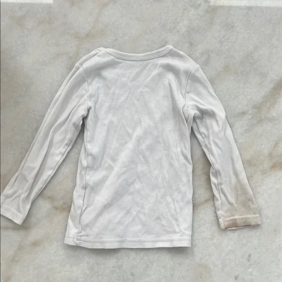 Carter's Classic White Long Sleeve Tee - Picture 6 of 6